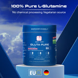 Apex Vitals Gluta Pure L Glutamine 300 G - 60 Ser|German made|Pharma Grade|Made In Europe|FDA,EFSA & FSSAI Certified|Fermented & 100% Micronized|No Chemical Processing & Vegetarian Source