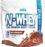 ANS Performance N Whey Whey Protein 5 lbs  73Servings  22g Protein 4.2g BCAAs  3 Whey Sources 100% Whole Whey Protein Premium