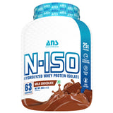 ANS Performance N-ISO Hydro Whey Isolate Protein 4.4 lbs, 2kg + FREE ANS Cocoa Booster 20 servings + ANS Shaker