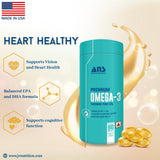 ANS Performance Omega-3 Fish Oil 1000 mg, 90 Softgels